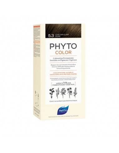 PHYTO COLOR TINTE Nº 5.3 CASTAÑO CLARO DORADO