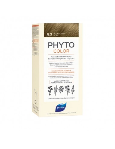 PHYTO COLOR TINTE Nº 8.3 RUBIO CLARO DORADO