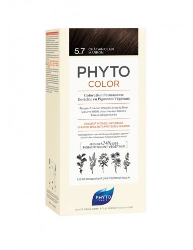 PHYTO COLOR TINTE Nº 5.7 CASTAÑO MARRON CLARO