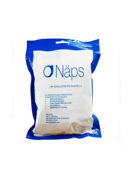 NAPS 100 TOALLITAS EN PASTILLA