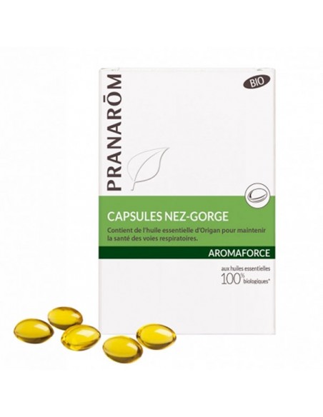 AROMAFORCE NARIZ GARGANTA  30 CAPSULAS