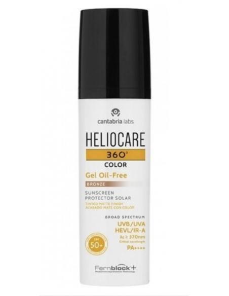 HELIOCARE 360º SPF 50+ FLUIDO GEL OIL-FREE COLOR BRONZE 50 ML