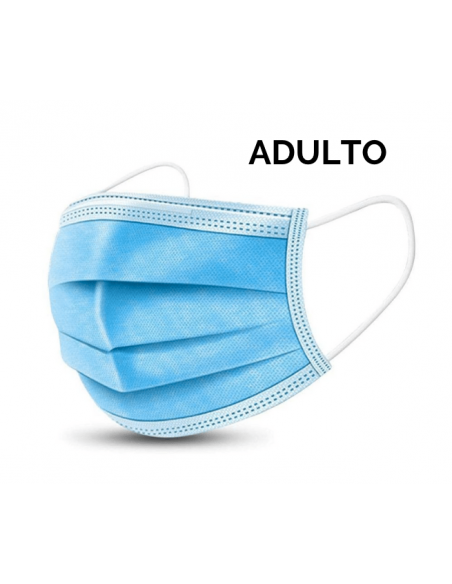 MASCARILLA QUIRÚRGICA ADULTO - 1 UNIDAD