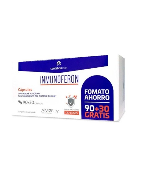 INMUNOFERON  90 + 30 CAPSULAS GRATIS