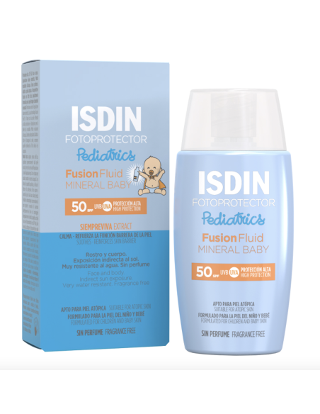 ISDIN PEDIATRICS FUSION FLUID MINERAL BABY SPF 50 - 50 ML