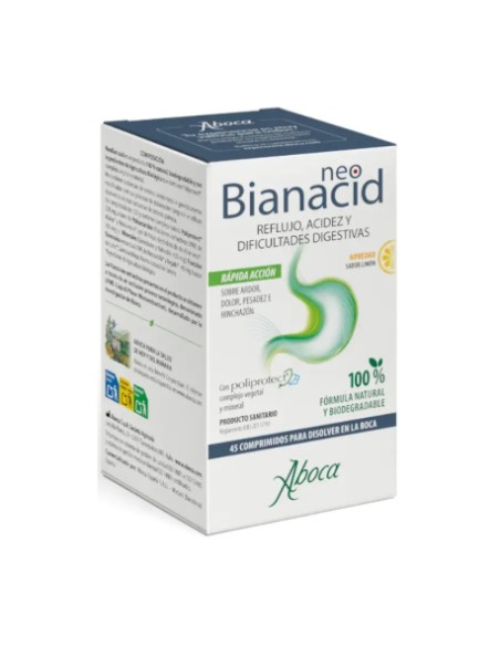 NEOBIANACID  45 COMPRIMIDOS SABOR LIMON