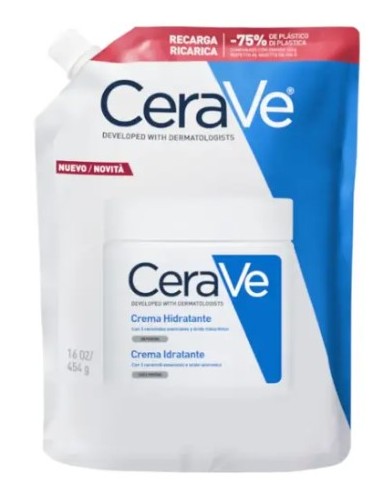 CERAVE RECARGA CREMA HIDRATANTE  1 ENVASE 473 ML