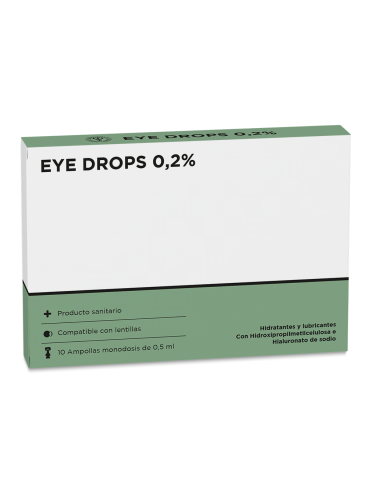 EYE DROPS 0,2% LÁGRIMAS ARTIFICALES 10 UNIDOSIS...
