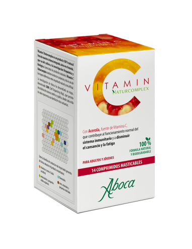 VITAMIN C NATURCOMPLEX  14 COMPRIMIDOS MASTICABLES