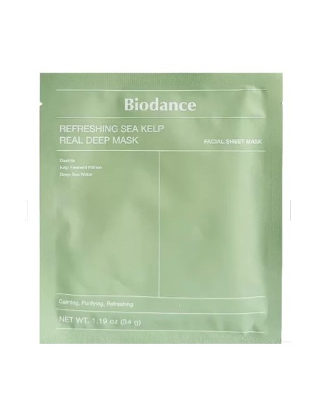 BIODANCE REFRESHING SEA KELP REAL DEEP MASK 1 UNIDAD