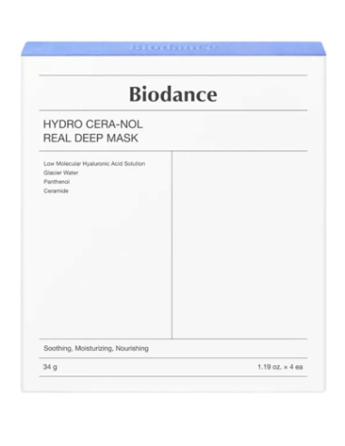 BIODANCE HYDRO CERA-NOL REAL DEEP MASK 4 UNIDADES