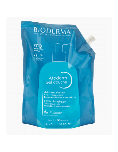 ATODERM GEL DE DOUCHE BIODERMA 1 ENVASE 1 L ECO-RECARGABLE