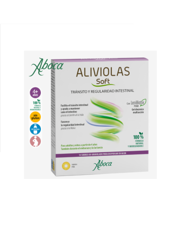 ALIVIOLAS SOFT SABOR PIÑA 14 SOBRES 3,8 G